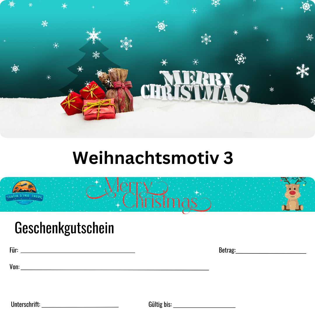 Travel & Fun Tours Gutschein Emailversand - Travel & Fun Tours